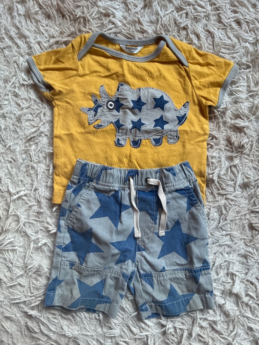 Baby Boden Shorts and Shirt Set Size 3-6 Months
